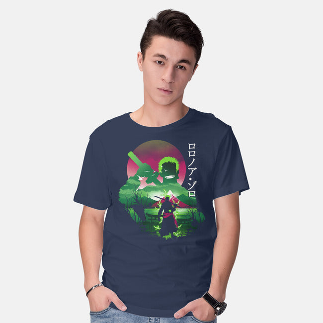 Zoro Landscape-mens basic tee-dandingeroz