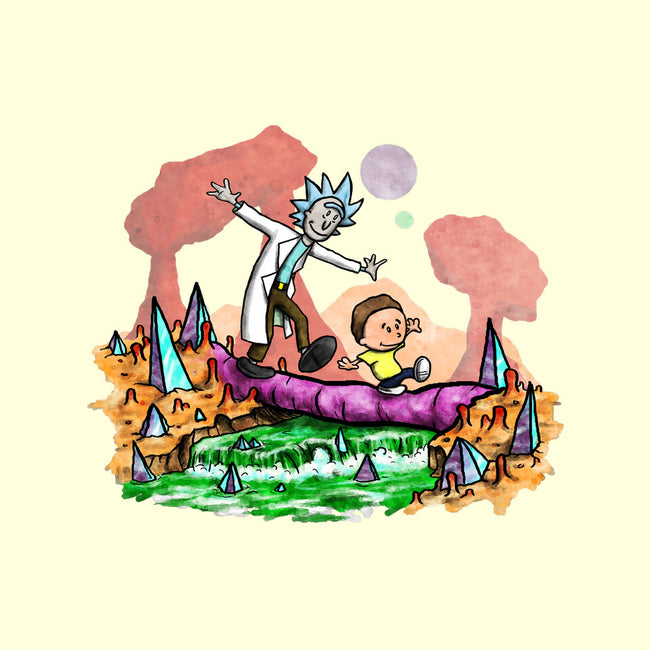 Look Morty!-none polyester shower curtain-NightWolf Studios