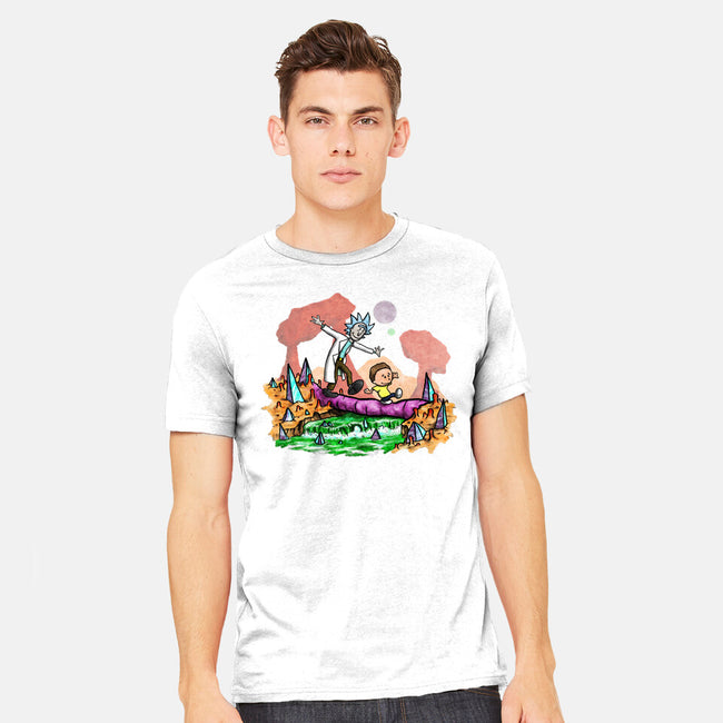 Look Morty!-mens heavyweight tee-NightWolf Studios