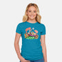 Look Morty!-womens fitted tee-NightWolf Studios