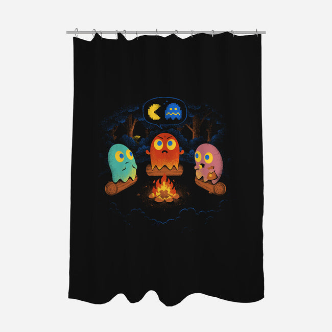 Ghost Stories-none polyester shower curtain-spiritgreen