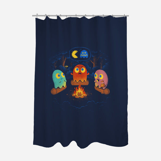 Ghost Stories-none polyester shower curtain-spiritgreen