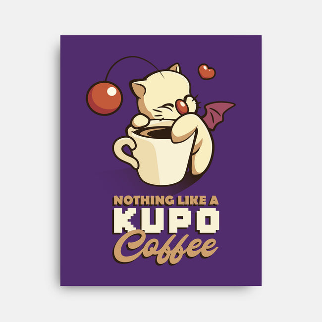 Nothing Like A Kup-O-Coffee-none stretched canvas-Sergester