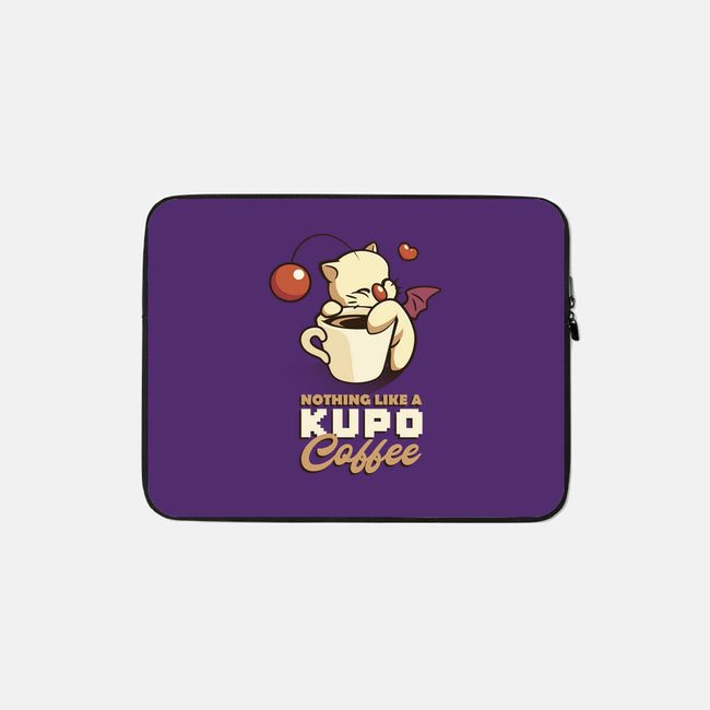 Nothing Like A Kup-O-Coffee-none zippered laptop sleeve-Sergester