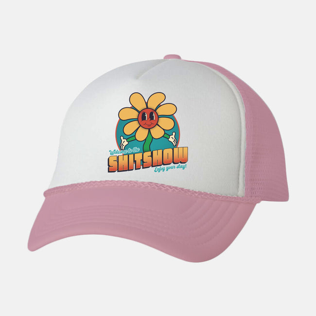 Welcome To The Shitshow!-unisex trucker hat-RoboMega