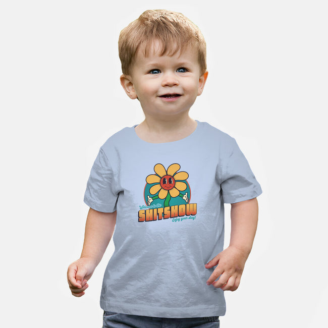 Welcome To The Shitshow!-baby basic tee-RoboMega