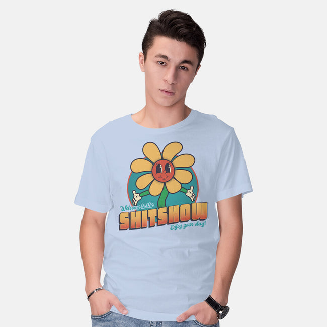 Welcome To The Shitshow!-mens basic tee-RoboMega