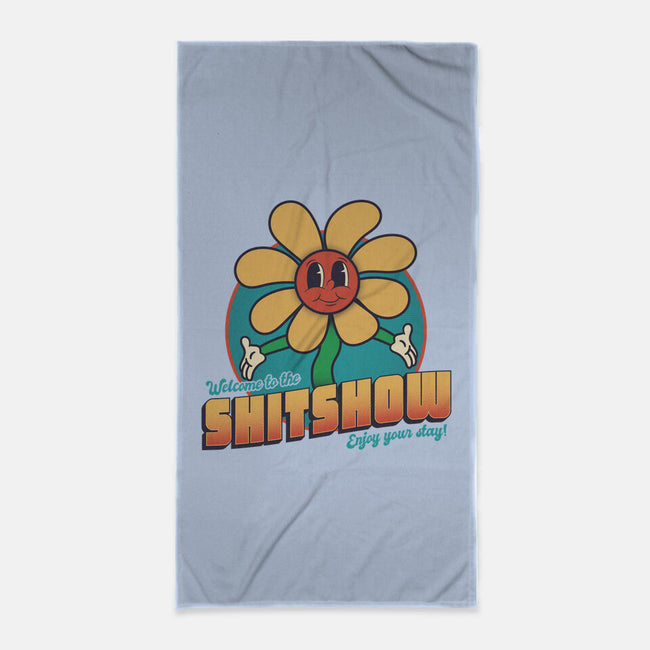 Welcome To The Shitshow!-none beach towel-RoboMega