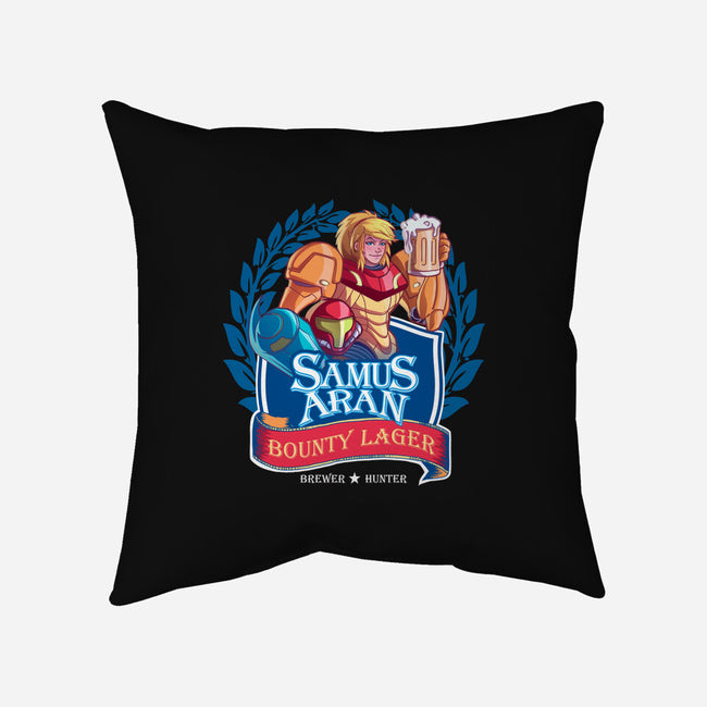 The Better Zebes Beer-none removable cover w insert throw pillow-evilzac