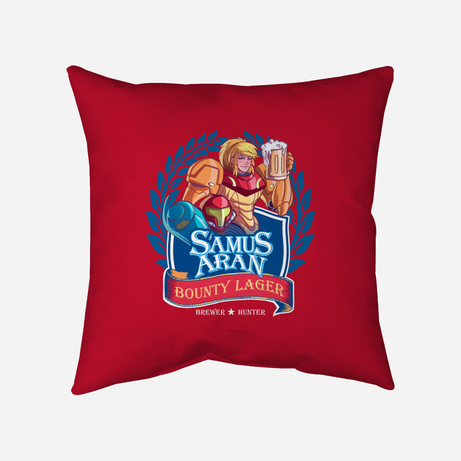 The Better Zebes Beer-none removable cover w insert throw pillow-evilzac