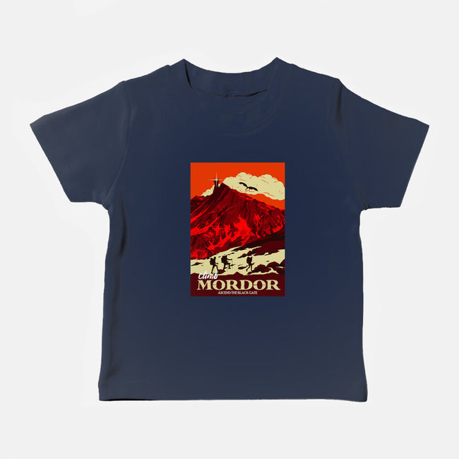 Climb Mordor-baby basic tee-heydale