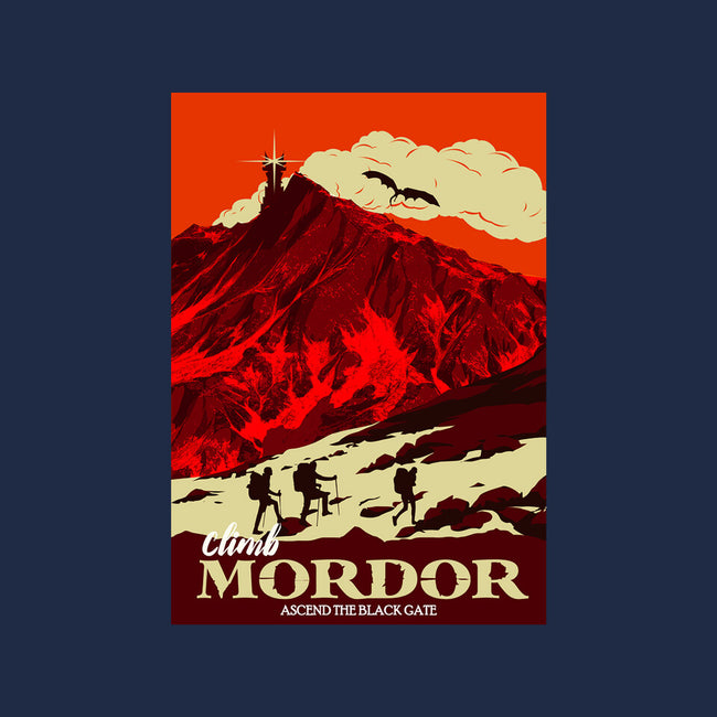 Climb Mordor-none fleece blanket-heydale