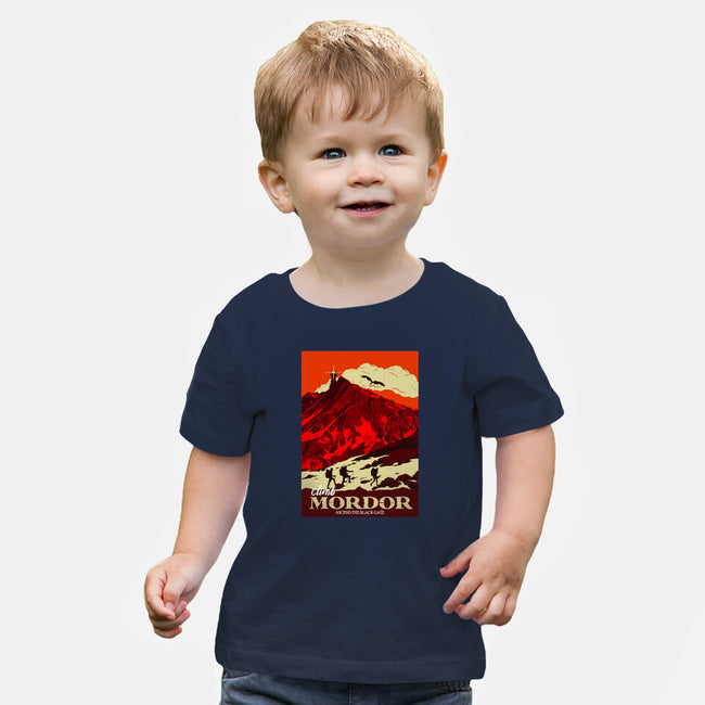 Climb Mordor-baby basic tee-heydale