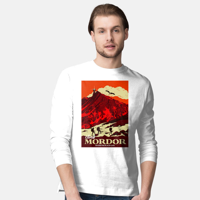 Climb Mordor-mens long sleeved tee-heydale