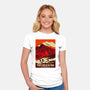 Climb Mordor-womens fitted tee-heydale