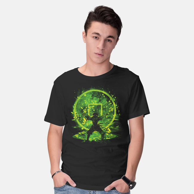 Earth Storm-mens basic tee-kharmazero
