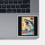 Hunting The Shark In Japan-none glossy sticker-DrMonekers
