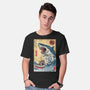 Hunting The Shark In Japan-mens basic tee-DrMonekers