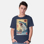 Hunting The Shark In Japan-mens basic tee-DrMonekers