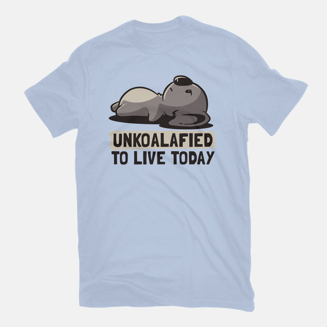 Unkoalified To Live Today-womens fitted tee-eduely