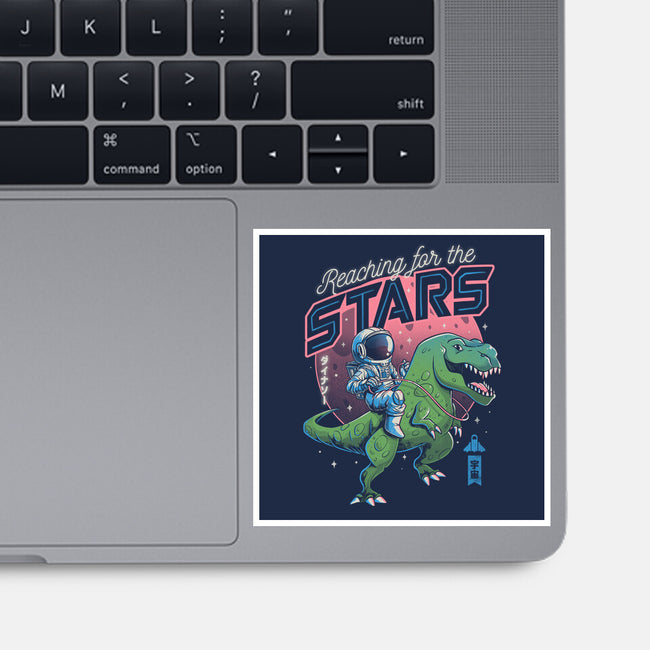 Reaching for the Stars-none glossy sticker-eduely