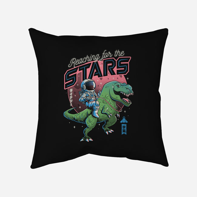 Reaching for the Stars-none removable cover w insert throw pillow-eduely