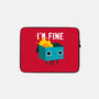 Dumpster Is Fine-none zippered laptop sleeve-DinoMike