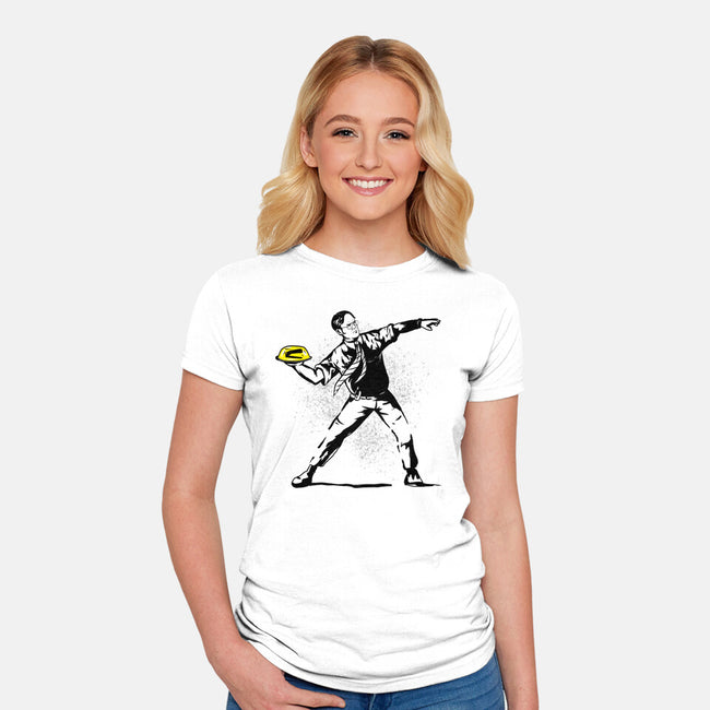 Stapler Inside Jelly-womens fitted tee-MarianoSan