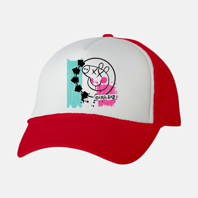 Oink-182-unisex trucker hat-dalethesk8er