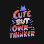 Cute But Overthinker-none polyester shower curtain-tobefonseca