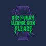 One Human Beer-none stretched canvas-Nemons