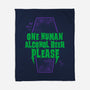One Human Beer-none fleece blanket-Nemons
