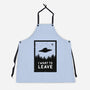 I Want To Leave-unisex kitchen apron-BadBox