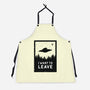 I Want To Leave-unisex kitchen apron-BadBox