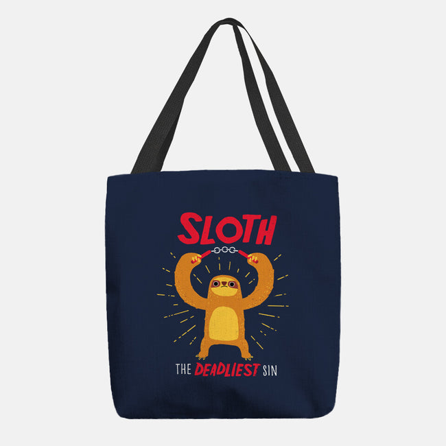 The Deadliest Sin-none basic tote-DinoMike