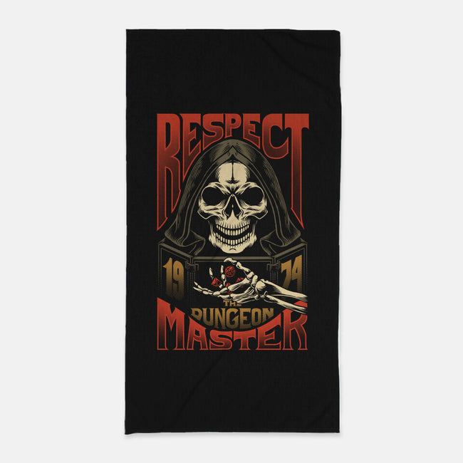 Respect The Dungeon Master-none beach towel-Azafran