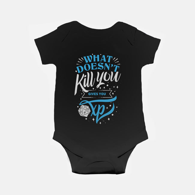 What Doesn't Kill You-baby basic onesie-ShirtGoblin