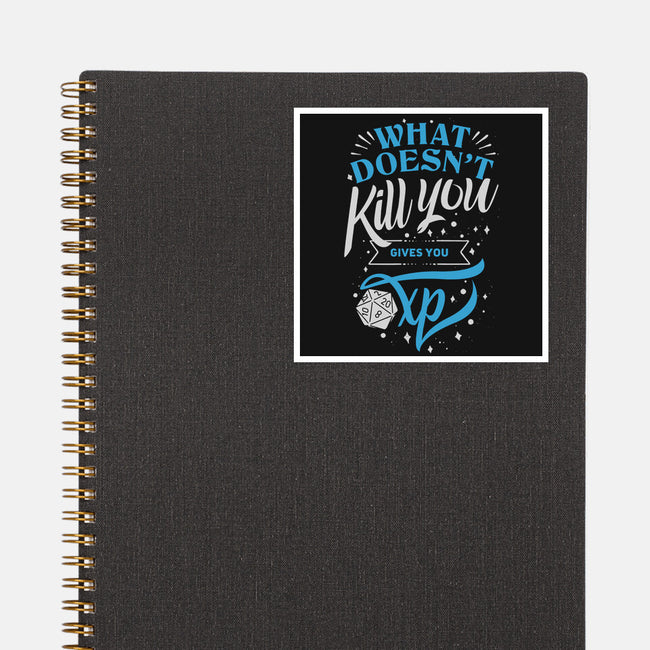 What Doesn't Kill You-none glossy sticker-ShirtGoblin
