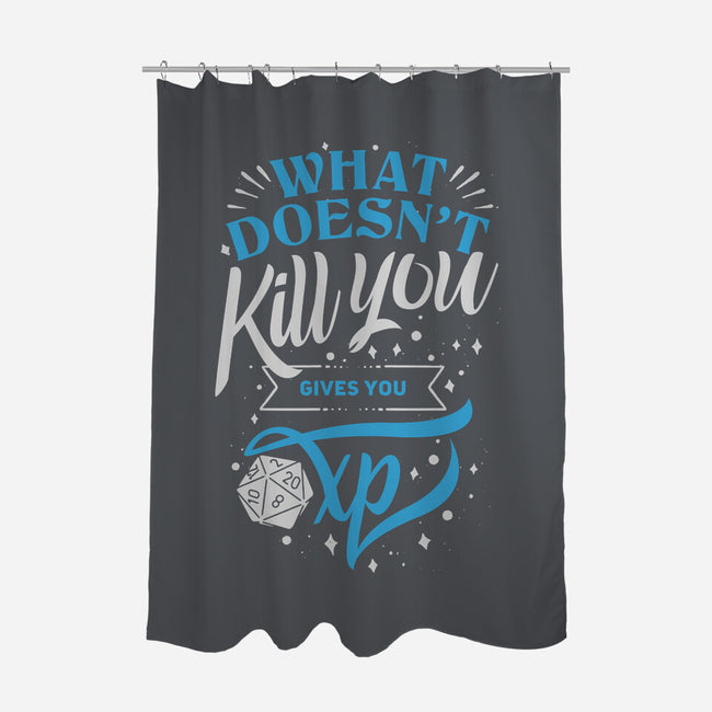 What Doesn't Kill You-none polyester shower curtain-ShirtGoblin