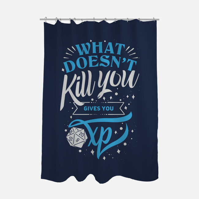 What Doesn't Kill You-none polyester shower curtain-ShirtGoblin