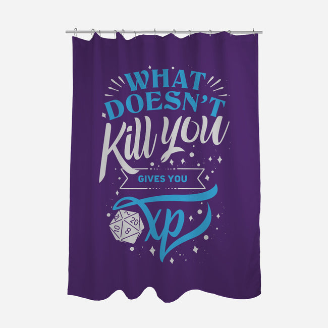 What Doesn't Kill You-none polyester shower curtain-ShirtGoblin