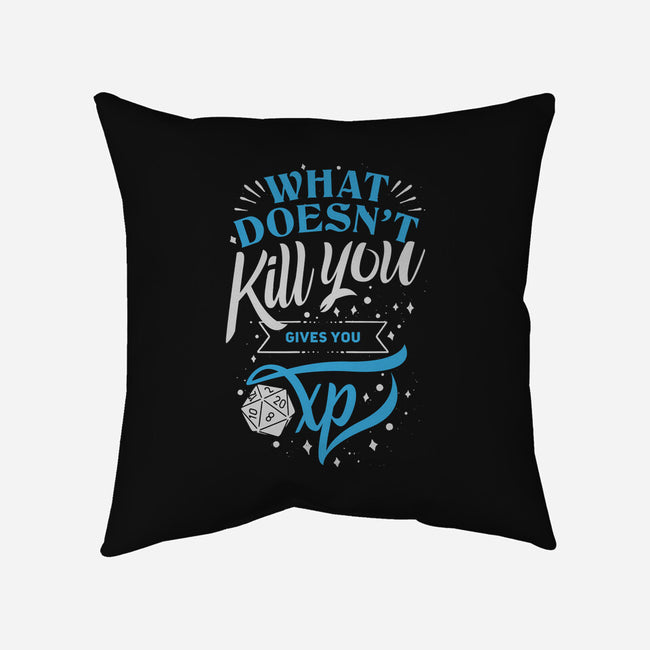 What Doesn't Kill You-none removable cover w insert throw pillow-ShirtGoblin