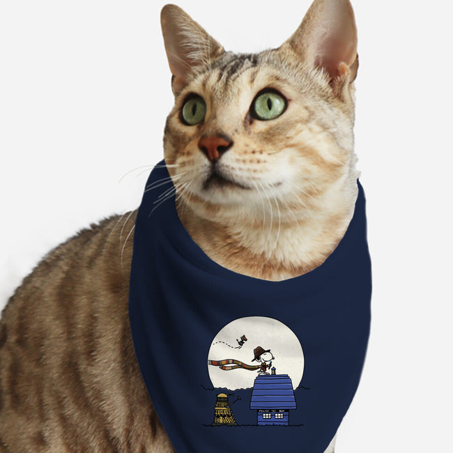 Doctor Snoop-cat bandana pet collar-zachterrelldraws