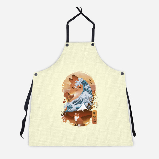 Kitsune Landscape-unisex kitchen apron-dandingeroz