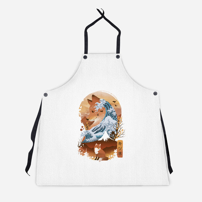 Kitsune Landscape-unisex kitchen apron-dandingeroz