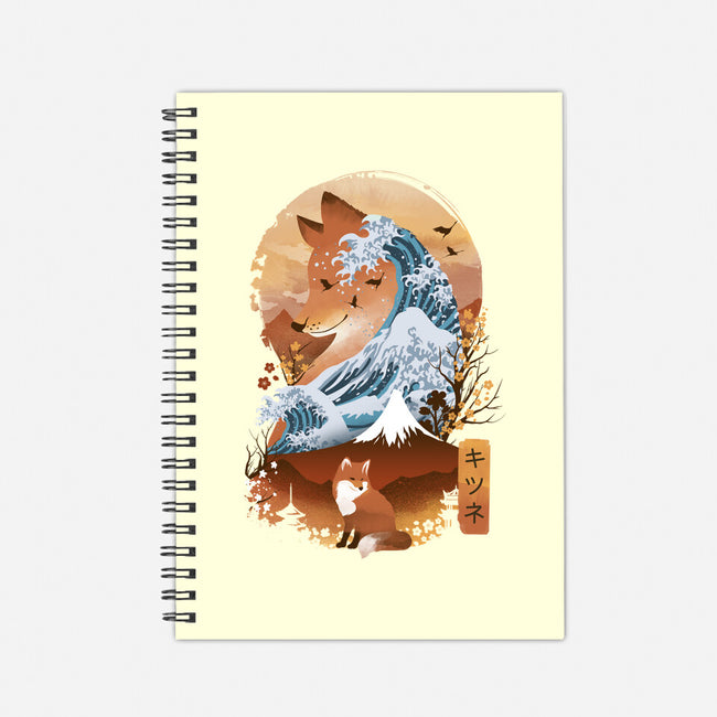 Kitsune Landscape-none dot grid notebook-dandingeroz