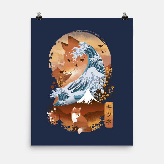 Kitsune Landscape-none matte poster-dandingeroz