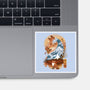 Kitsune Landscape-none glossy sticker-dandingeroz