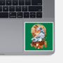 Kitsune Landscape-none glossy sticker-dandingeroz