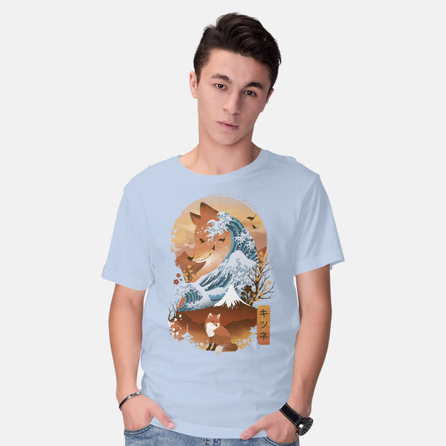 Kitsune Landscape-mens basic tee-dandingeroz